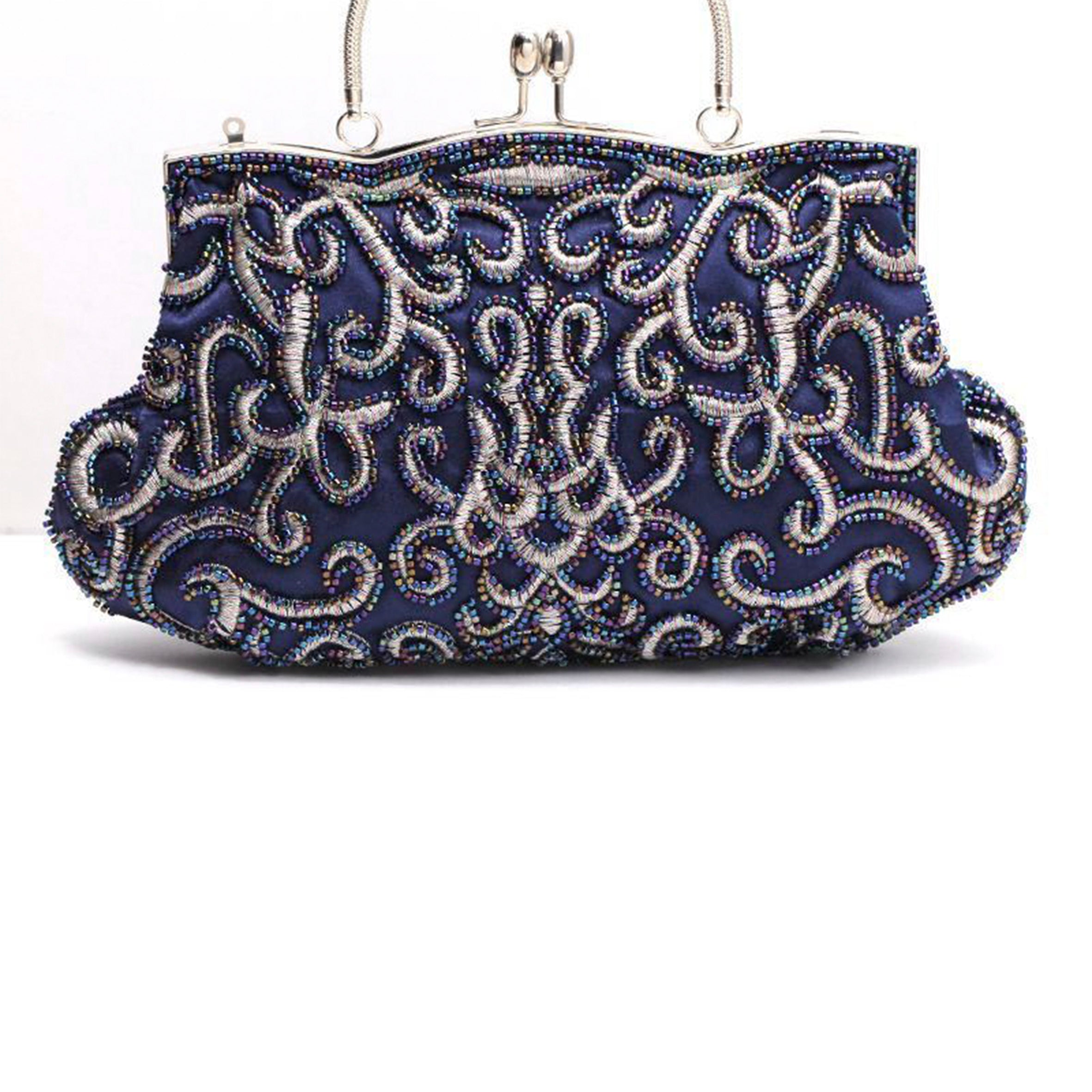 Embroidered Beaded Evening Bag HB2267