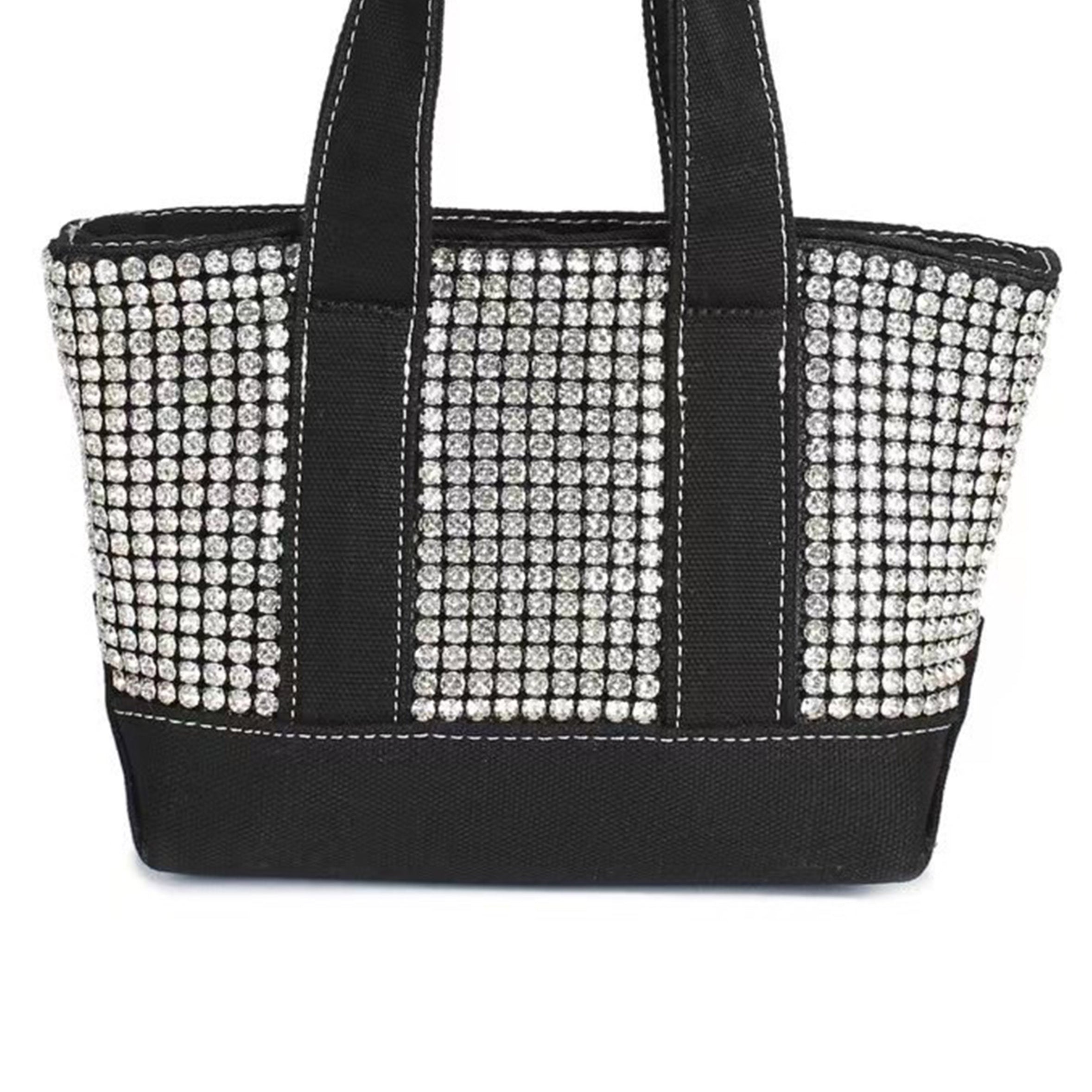 Bolso de mano con diamantes de imitación HB2525