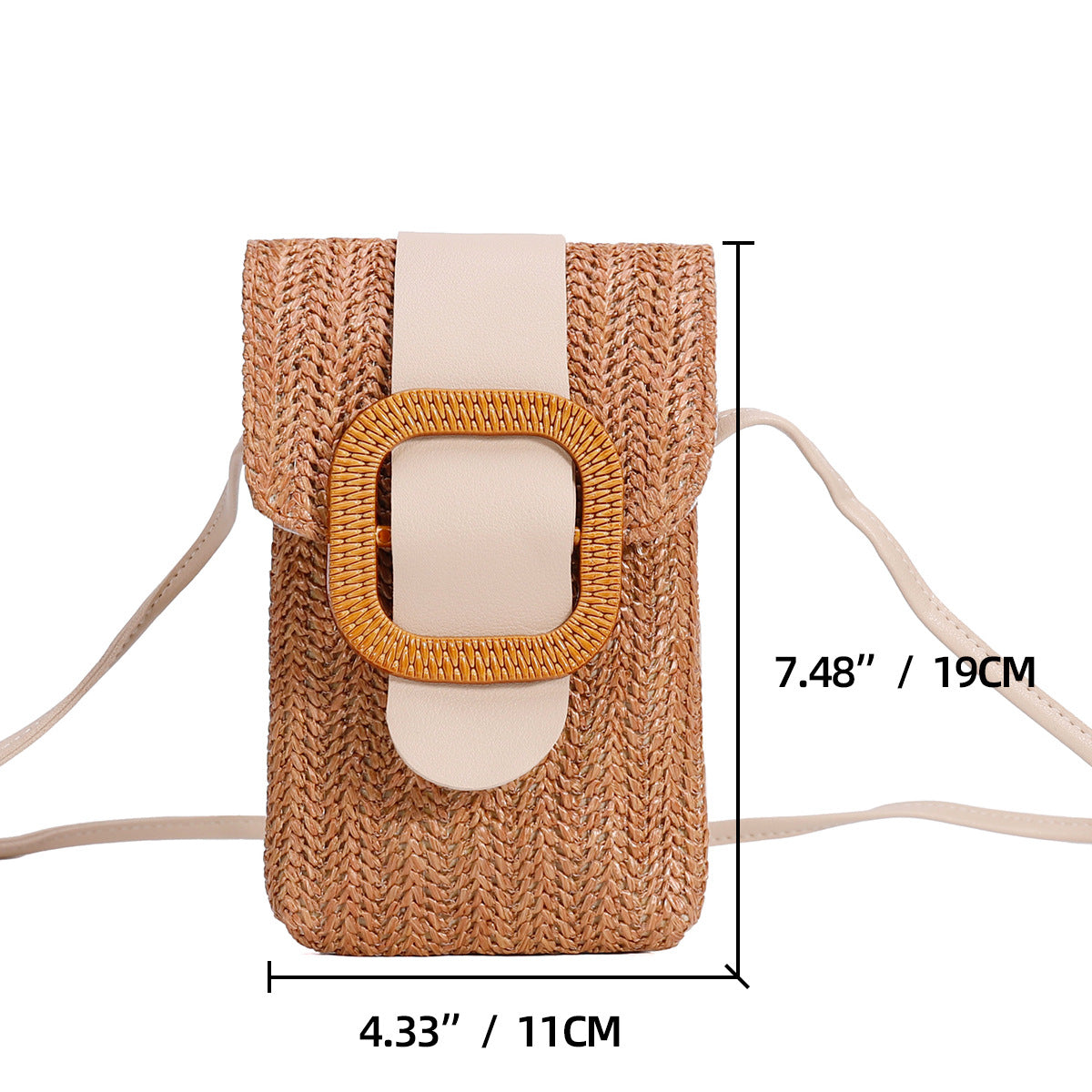 Bolso bandolera de paja HB2620