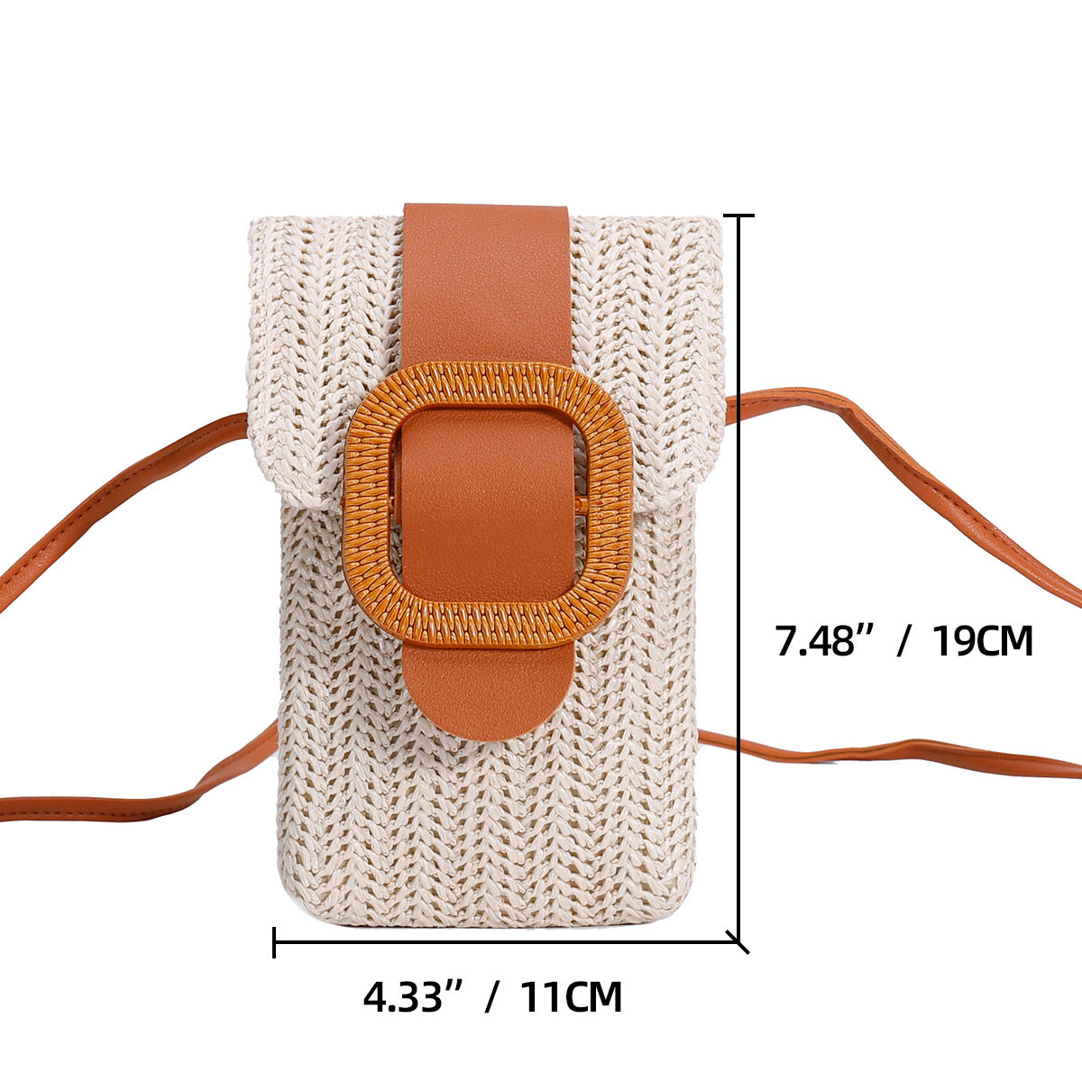 Bolso bandolera de paja HB2620