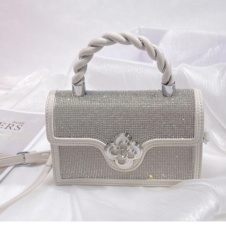 Bolso bandolera con diamantes de imitación HB2669