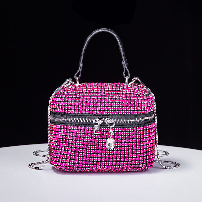 Bolso de mano con diamantes de imitación HB2672