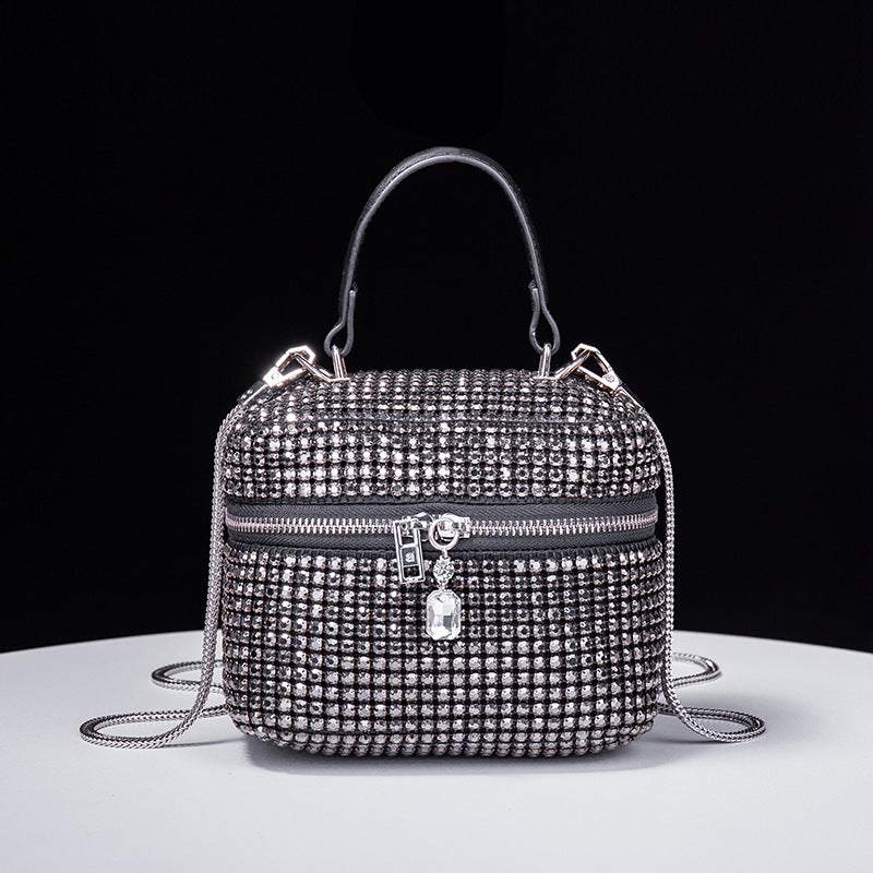 Bolso de mano con diamantes de imitación HB2672