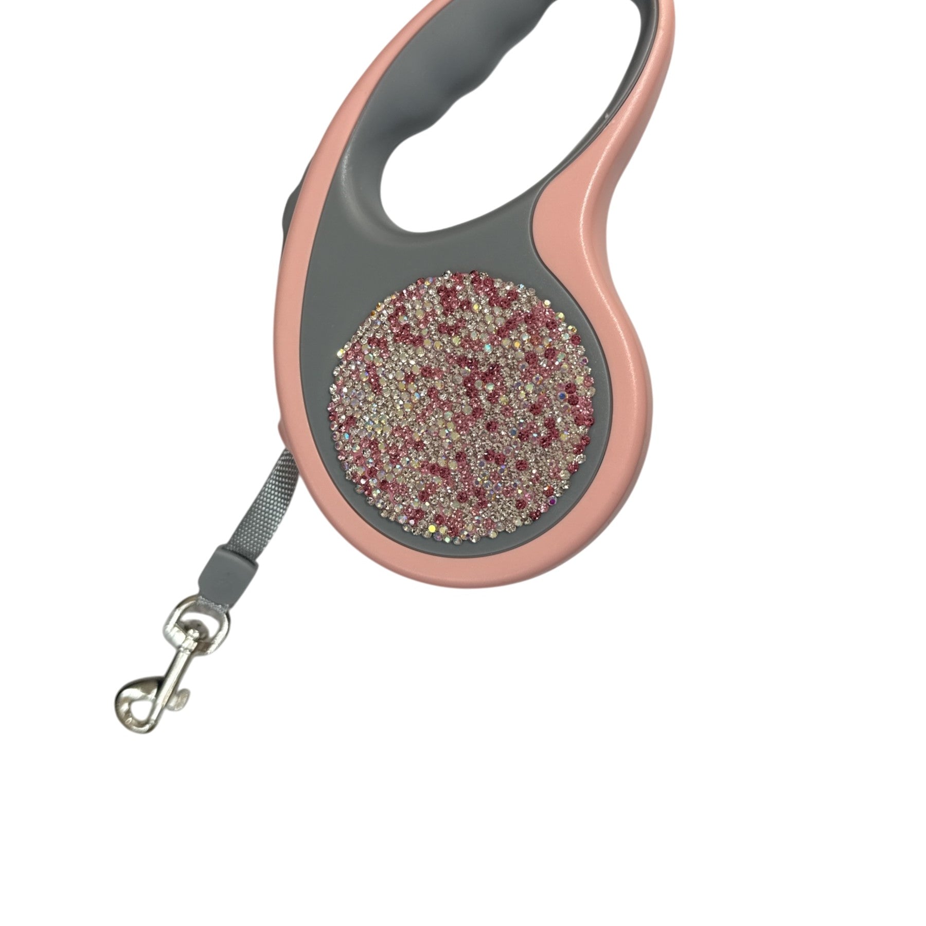 Ceramic Rhinestone Retractable Leash CR0004