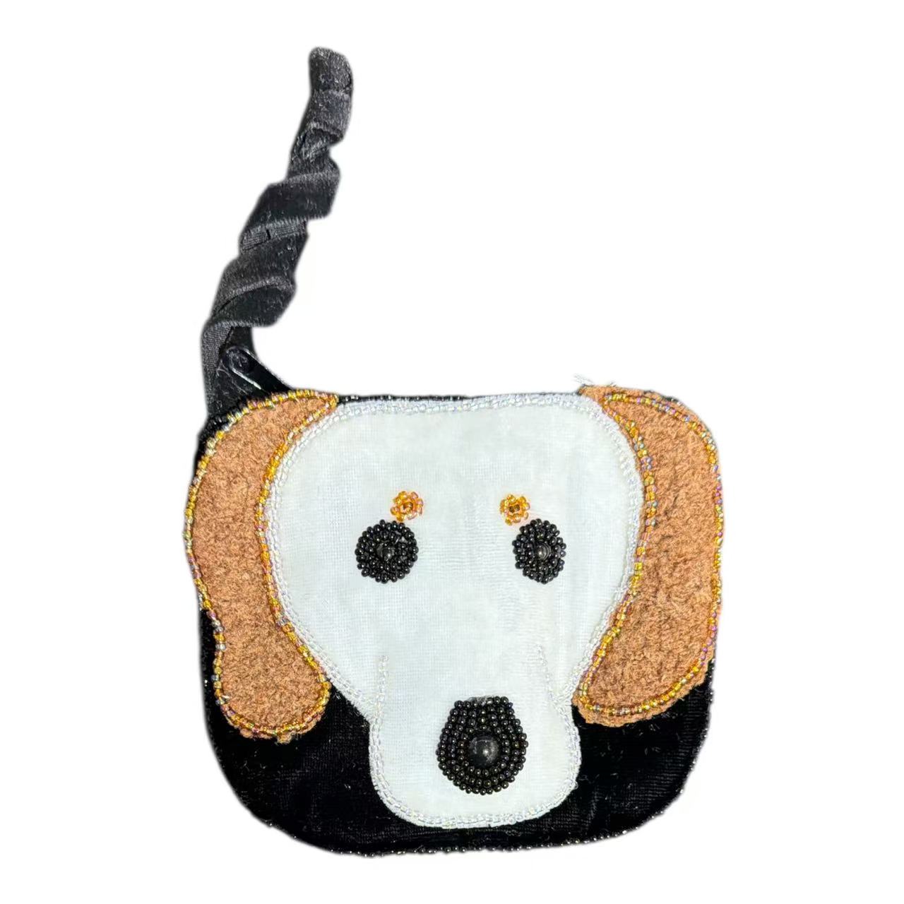 Dog Velvet Coin Purse V0708