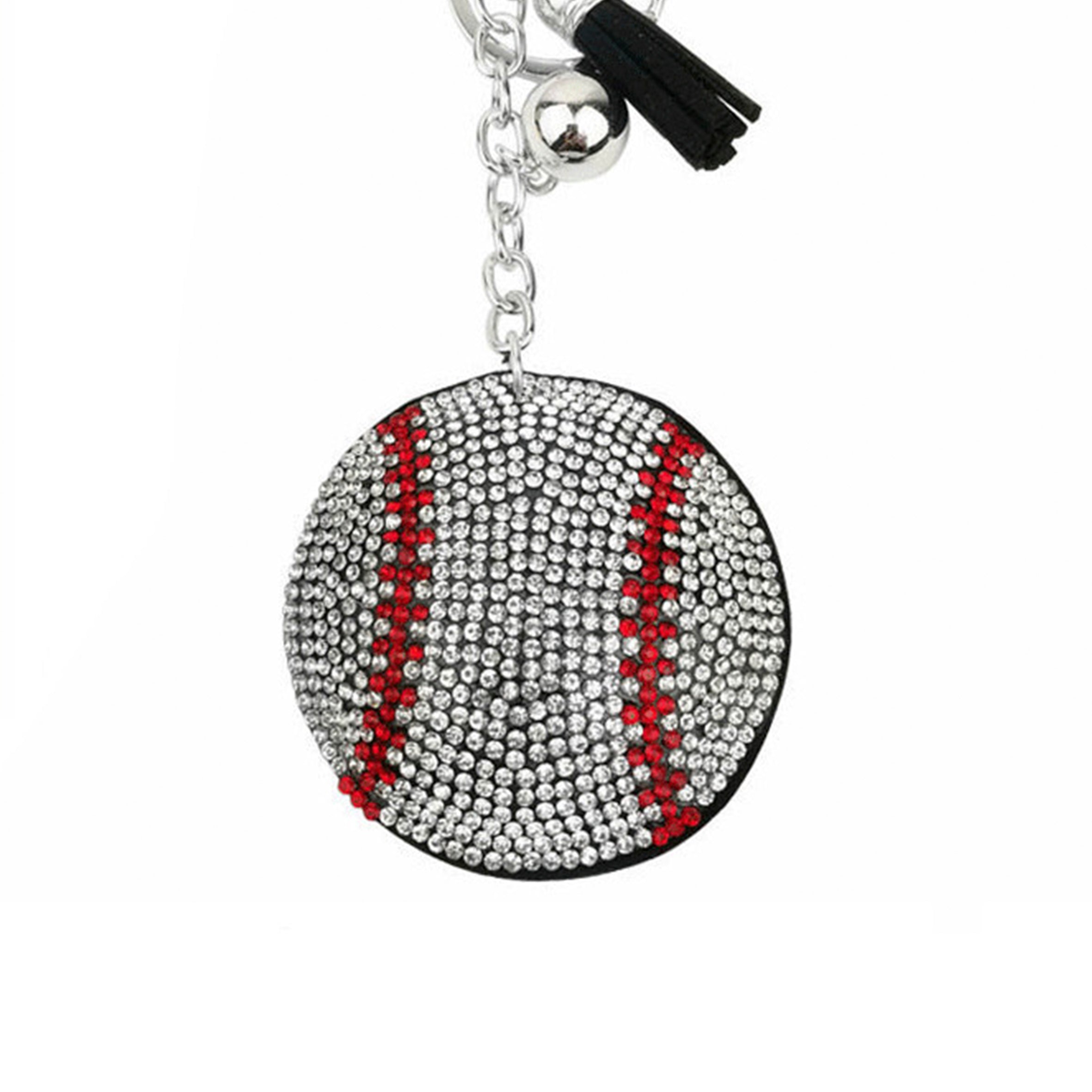 Llavero de tenis con diamantes de imitación K1245