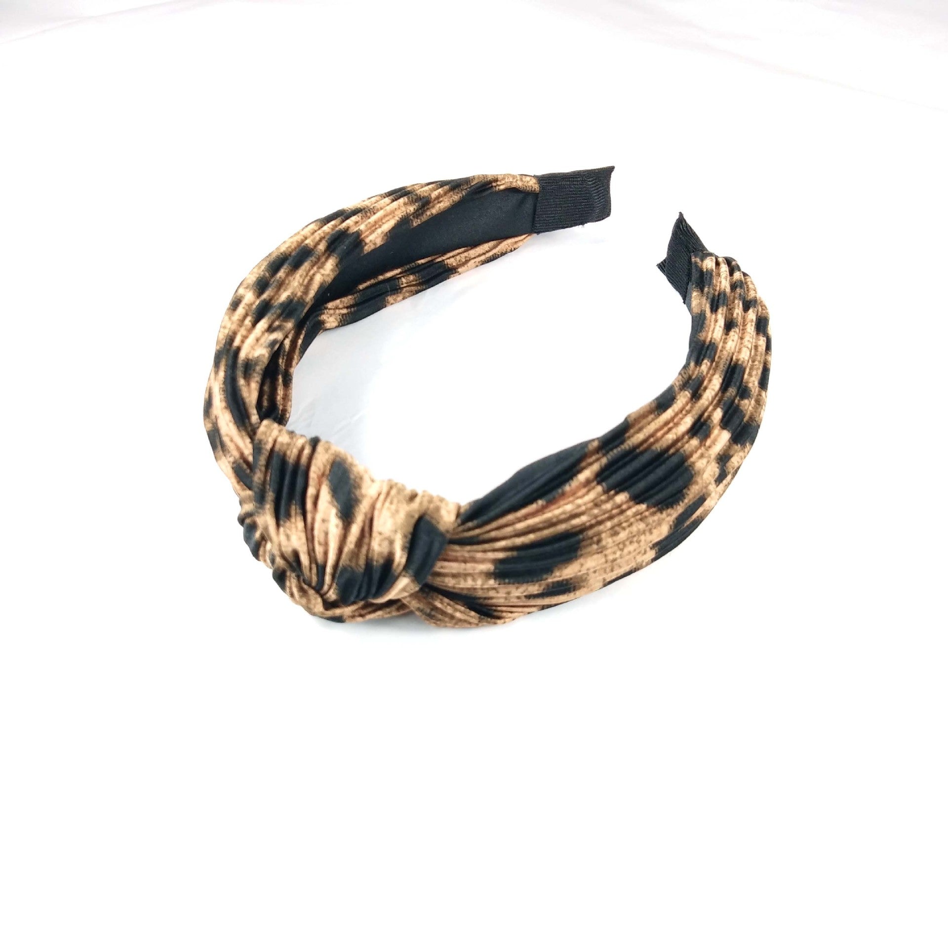 Animal Printed Pleated Headband L2529