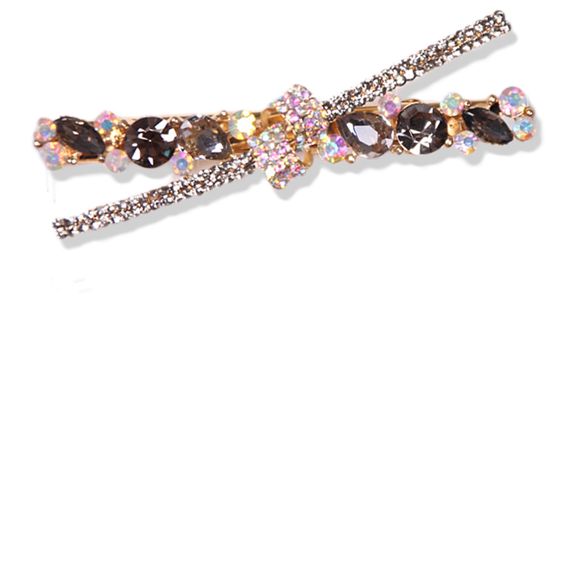 Horquilla de diamantes de imitación en forma de X L2614