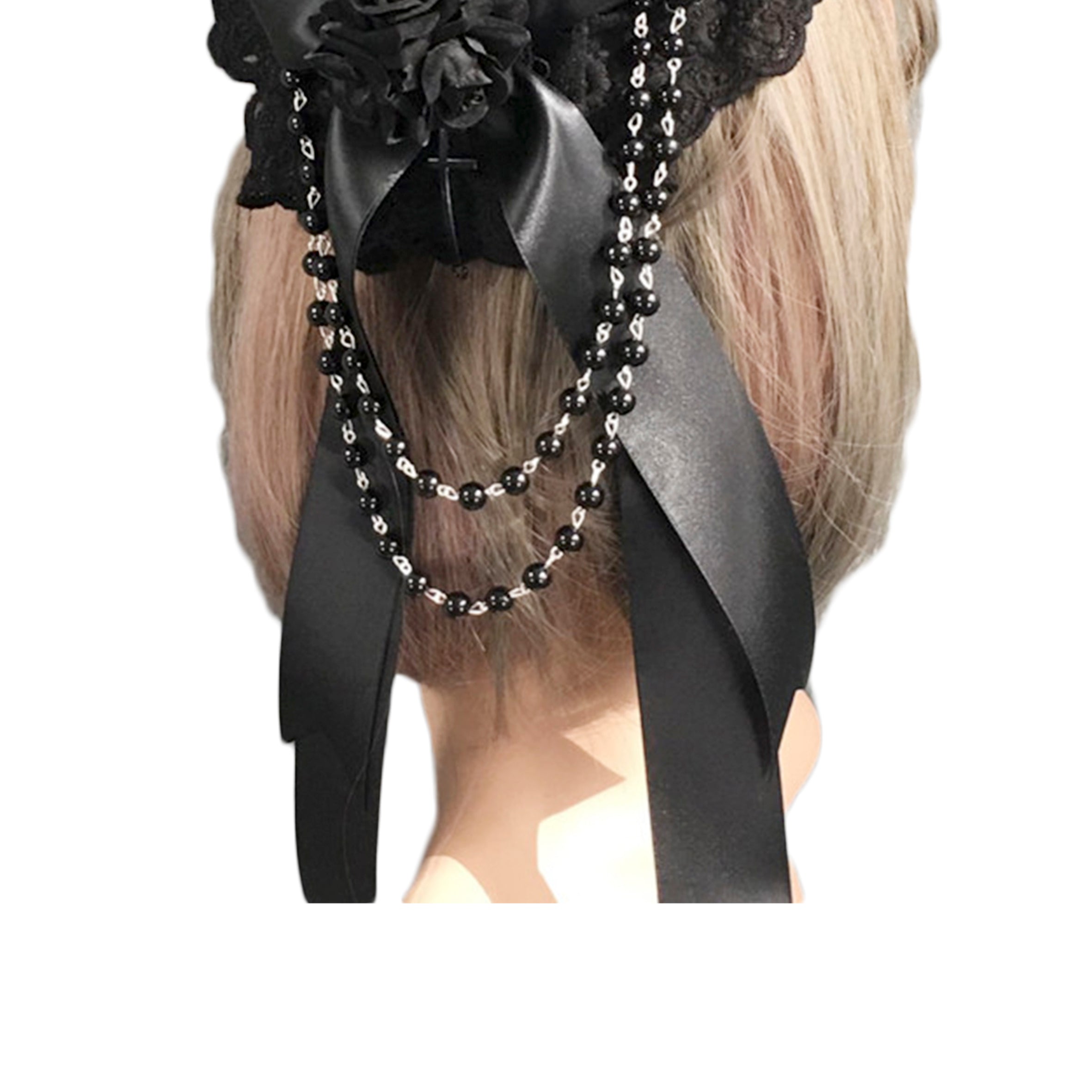 Tocados góticos con rosas, accesorios para el cabello L2724