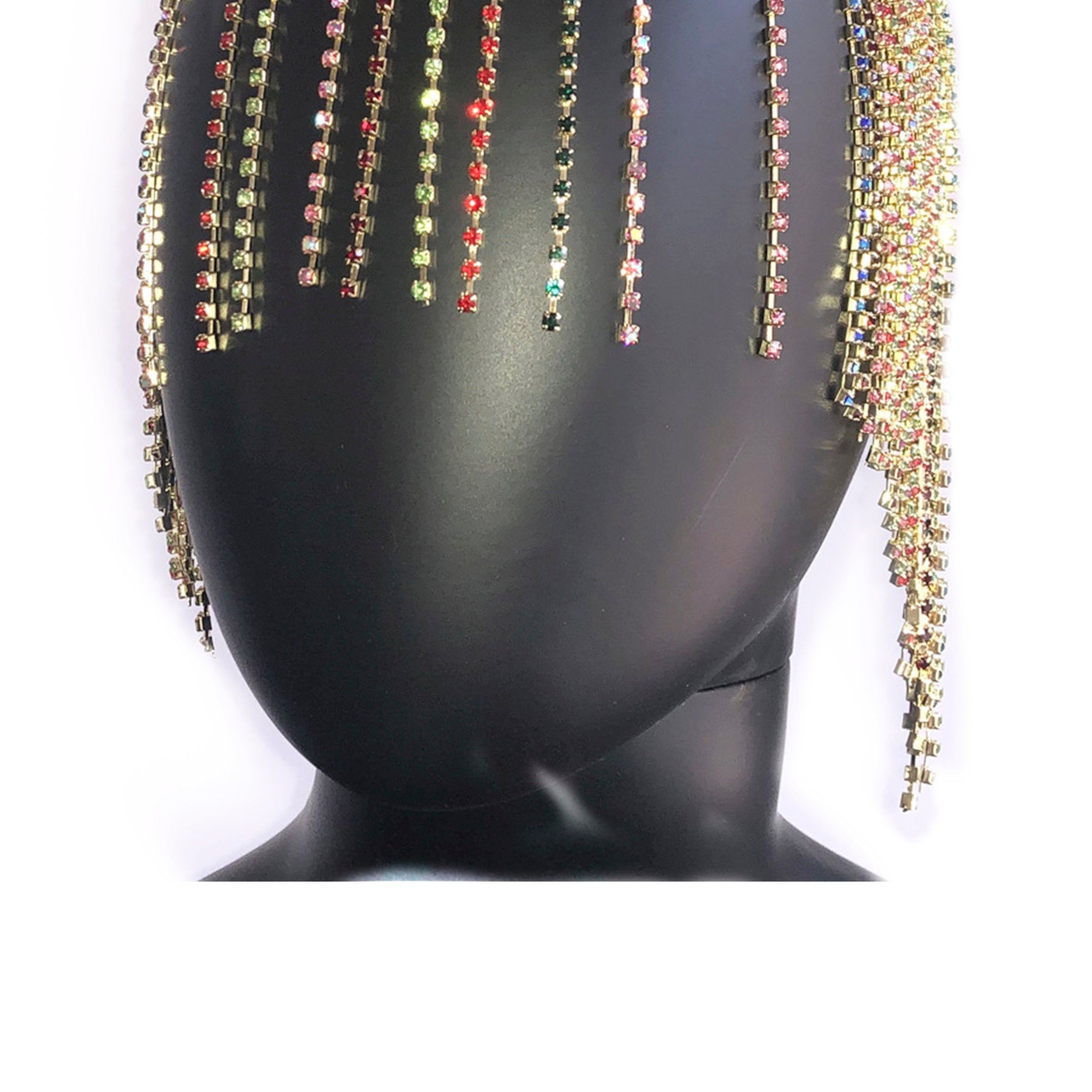 Rhinestone Tassel Headband L2790