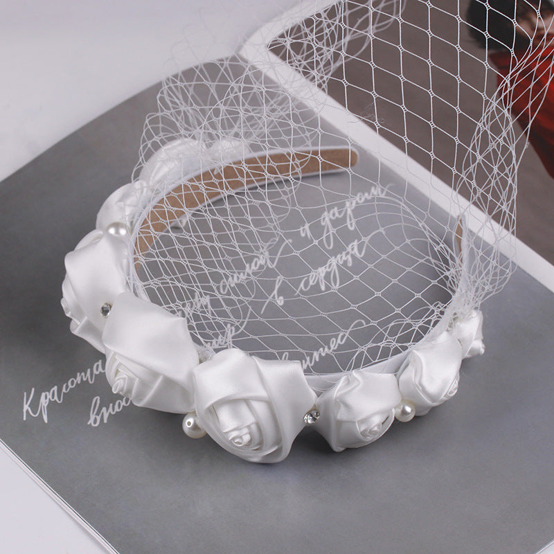 Rose Mesh Headband L2860