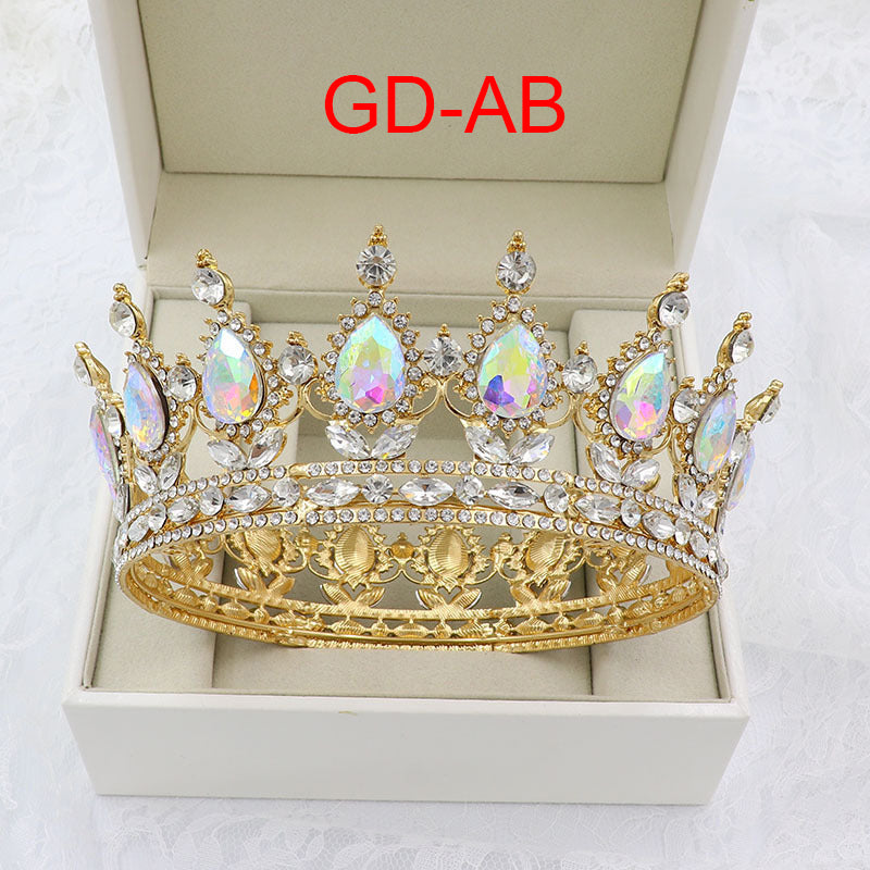 Teardrop Rhinestone Crown Headband L2879