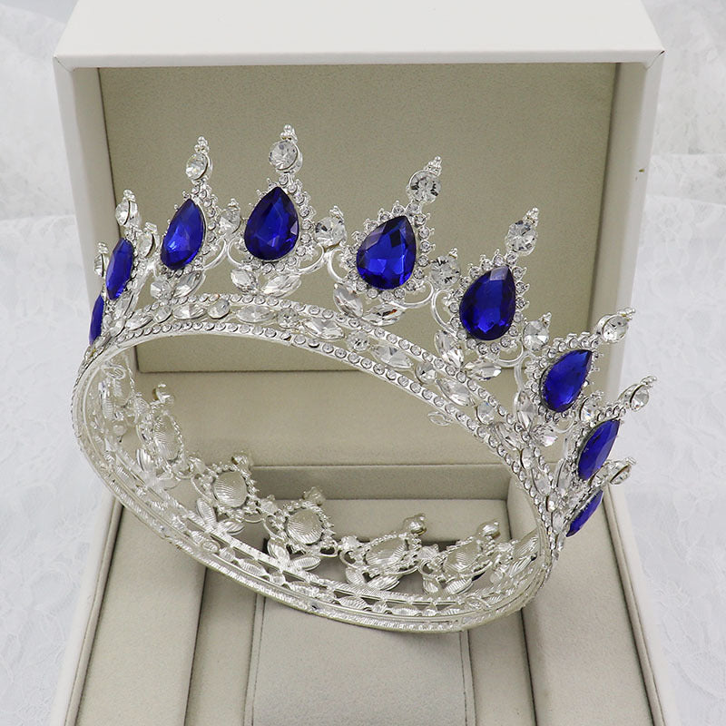 Teardrop Rhinestone Crown Headband L2879