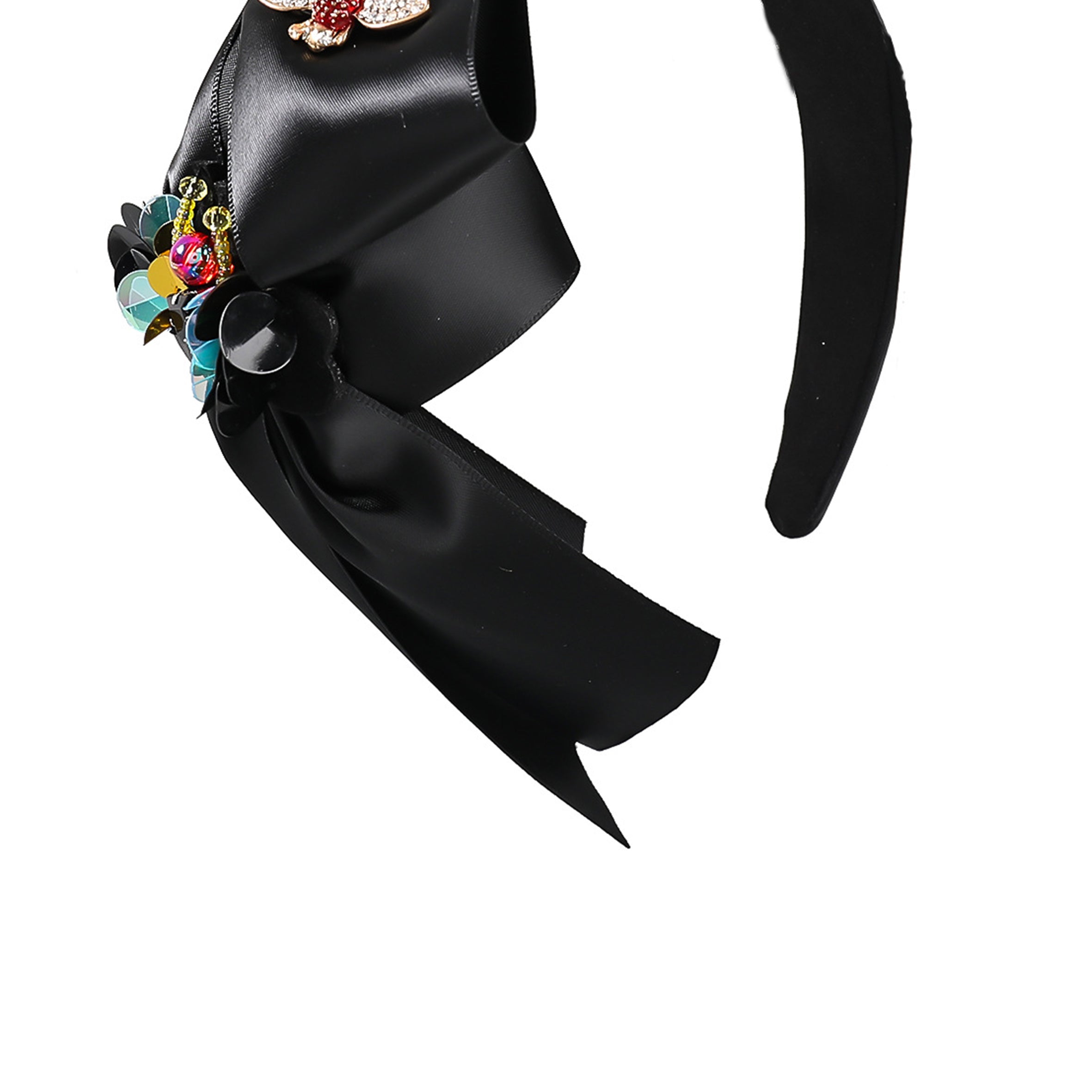 Bee Rhinestone Bow Headband L3156