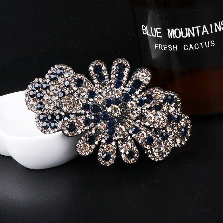 Floral Rhinestone Hair Clip L3244