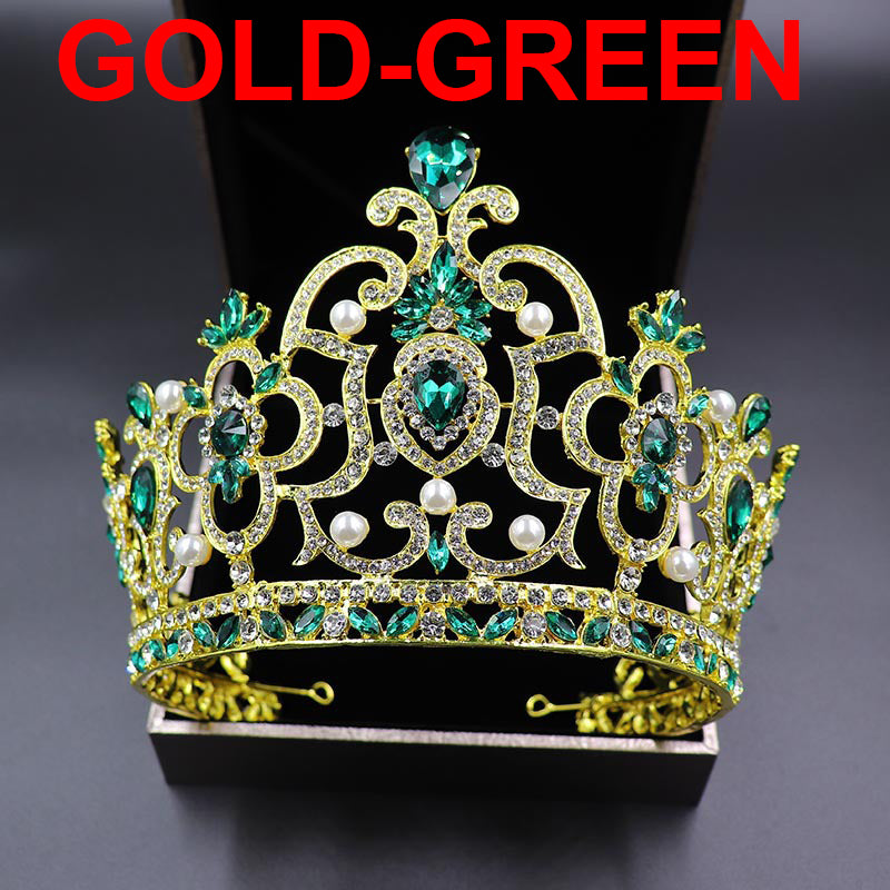 Rhinestone Crown Headband L3352