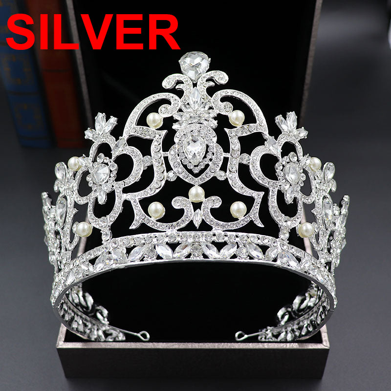 Rhinestone Crown Headband L3352