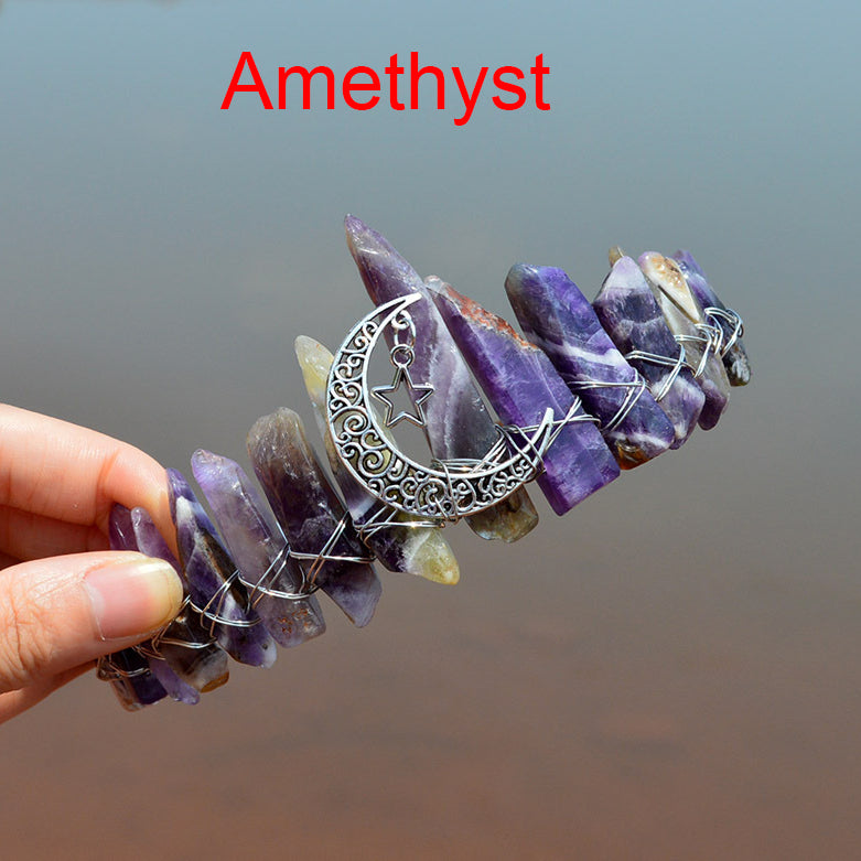 Moon Natural Stone Headband L3528