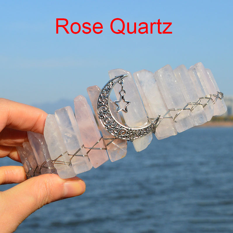 Moon Natural Stone Headband L3528