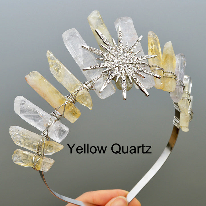 Sun Natural Stone Headband L3529