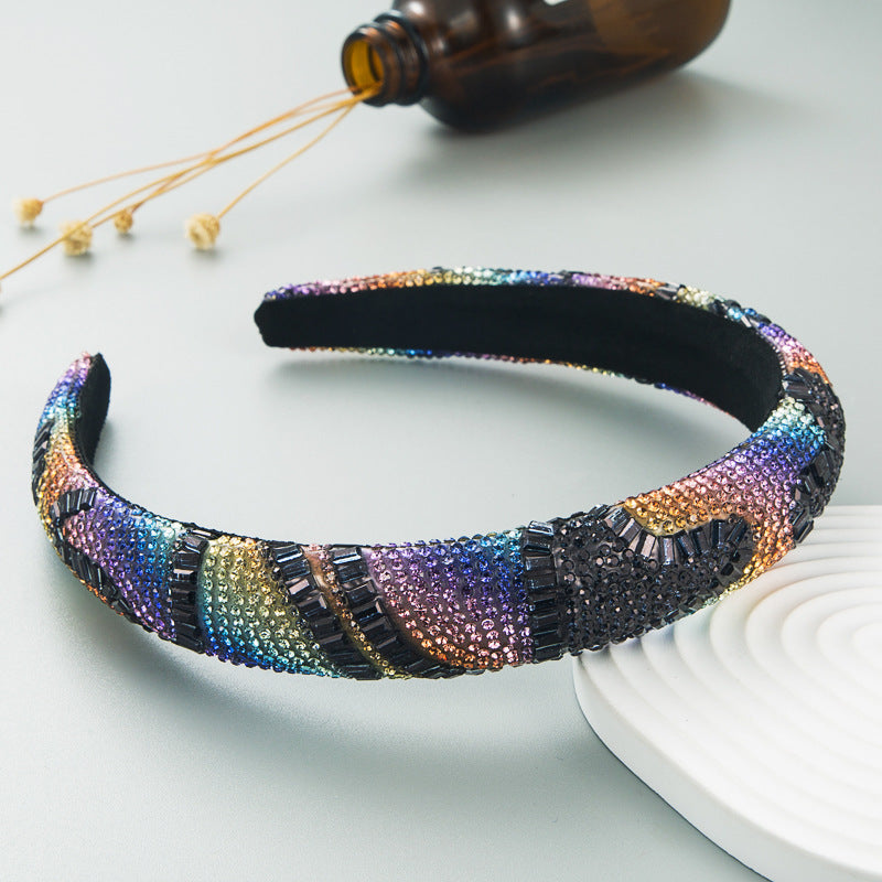 Rhinestone Sponge Headband L3536