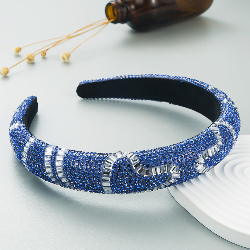 Rhinestone Sponge Headband L3536