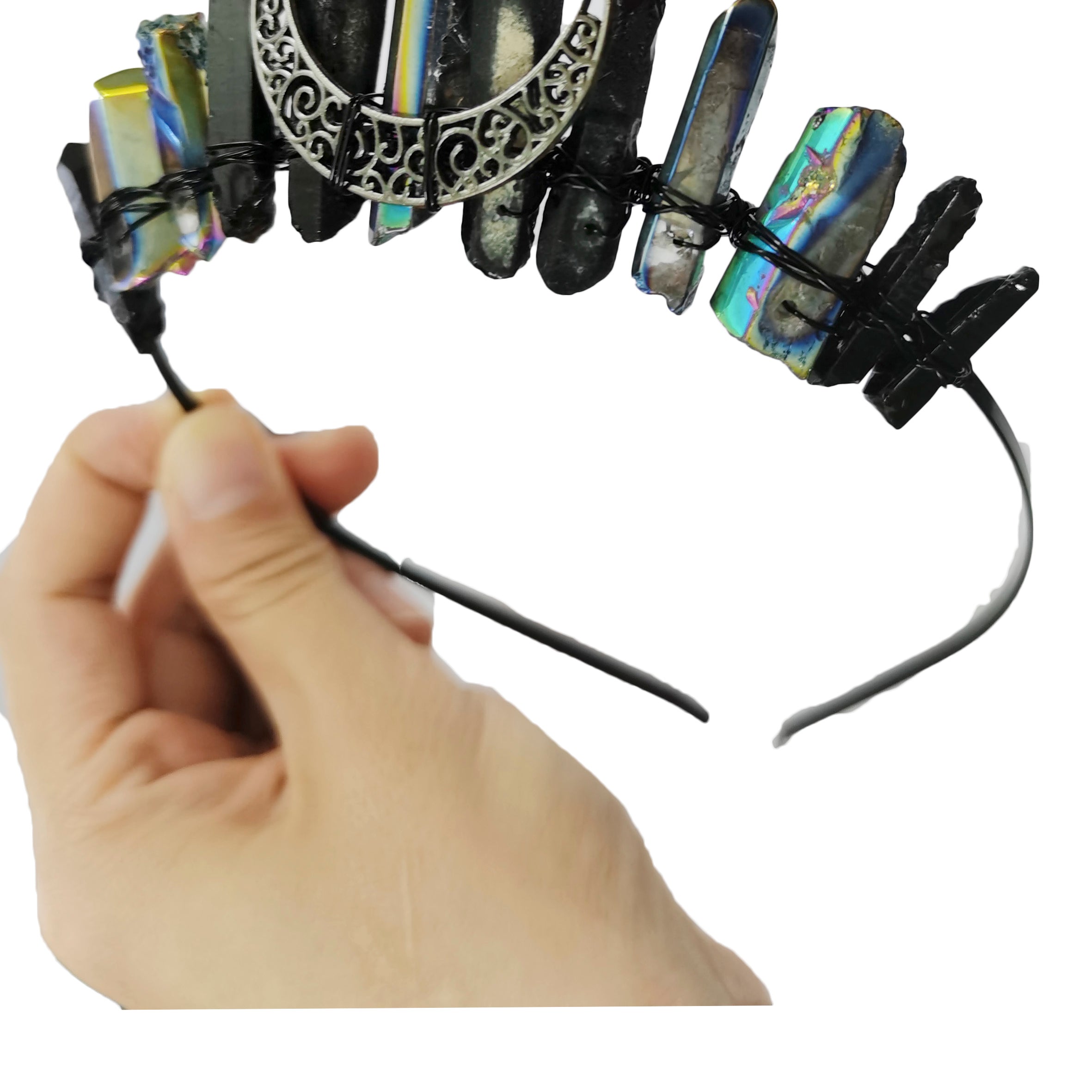 Moon Quartz Column Headband L3588