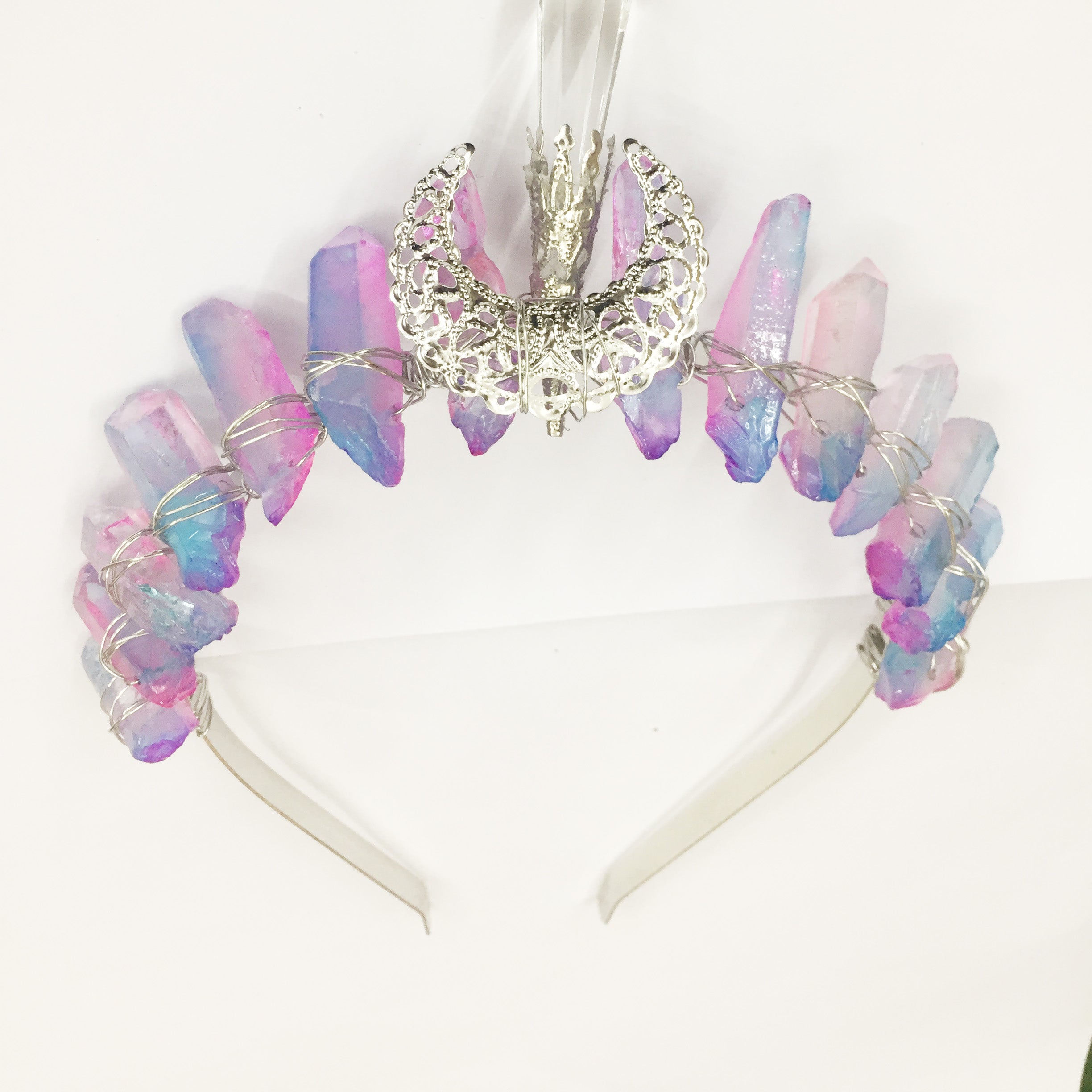 Moon Scepter Quartz Column Headband L3608