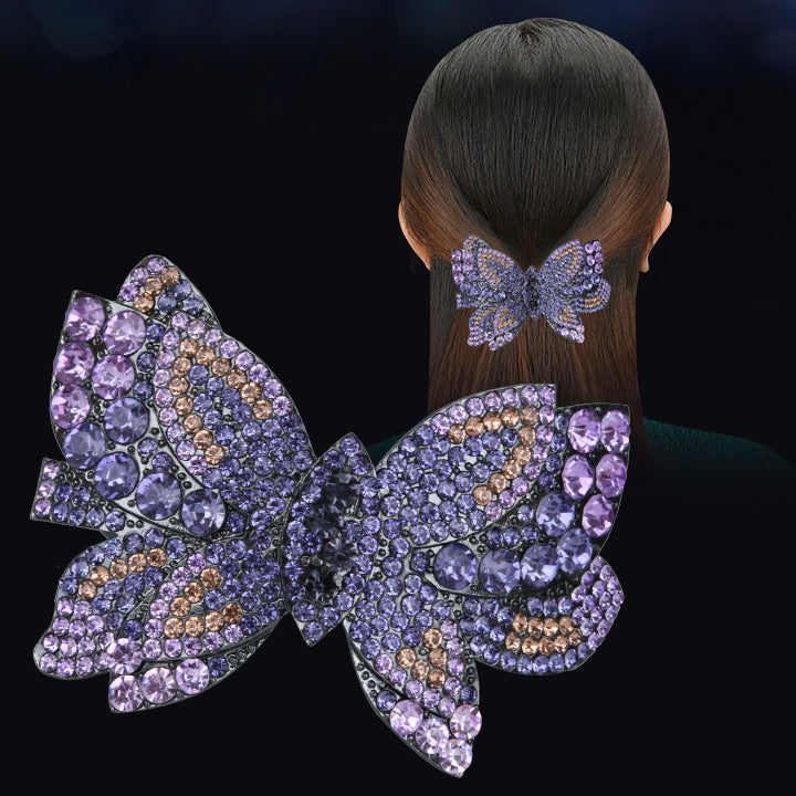 Butterfly Rhinestone Hair Clip L3716
