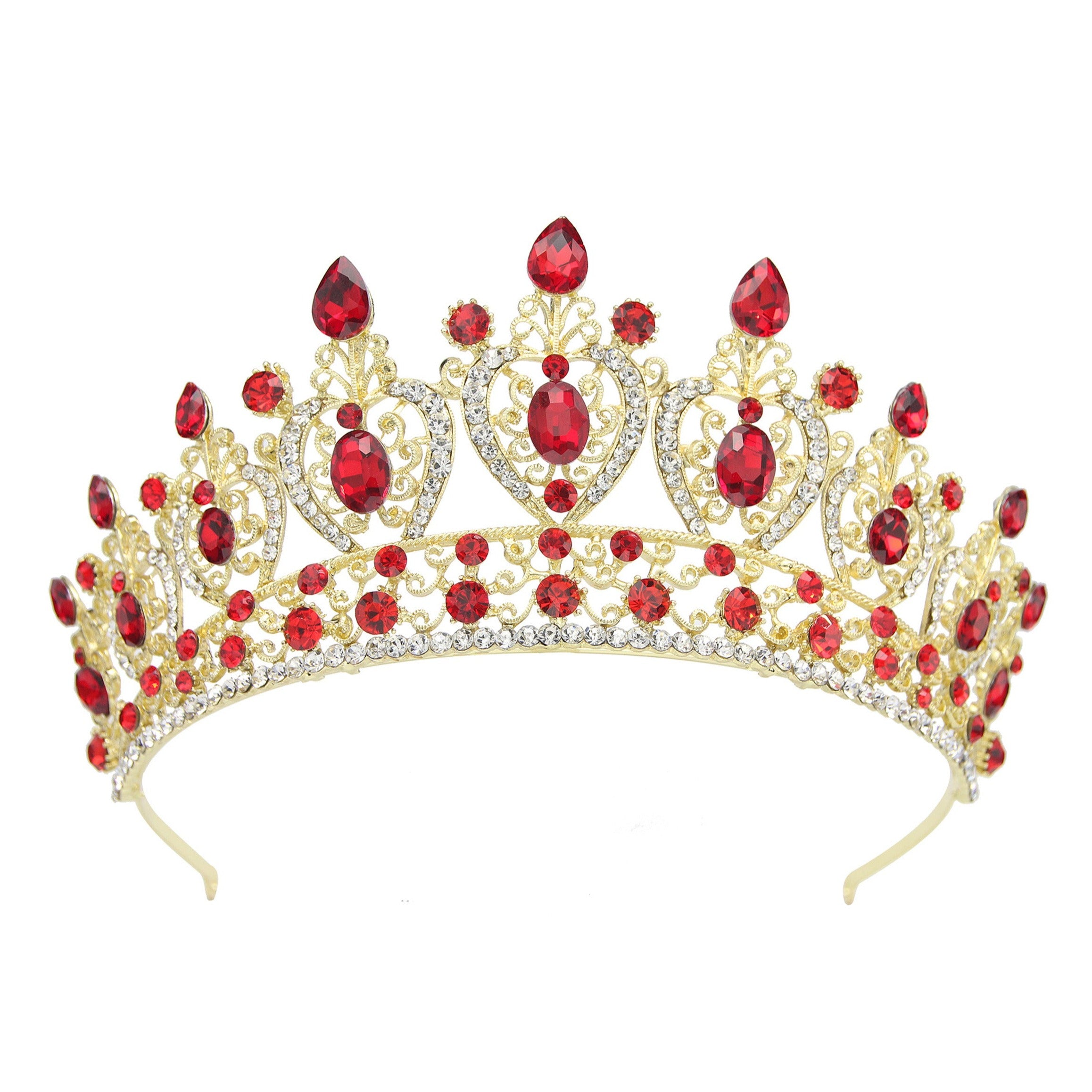 Rhinestone Crown Headband L3826