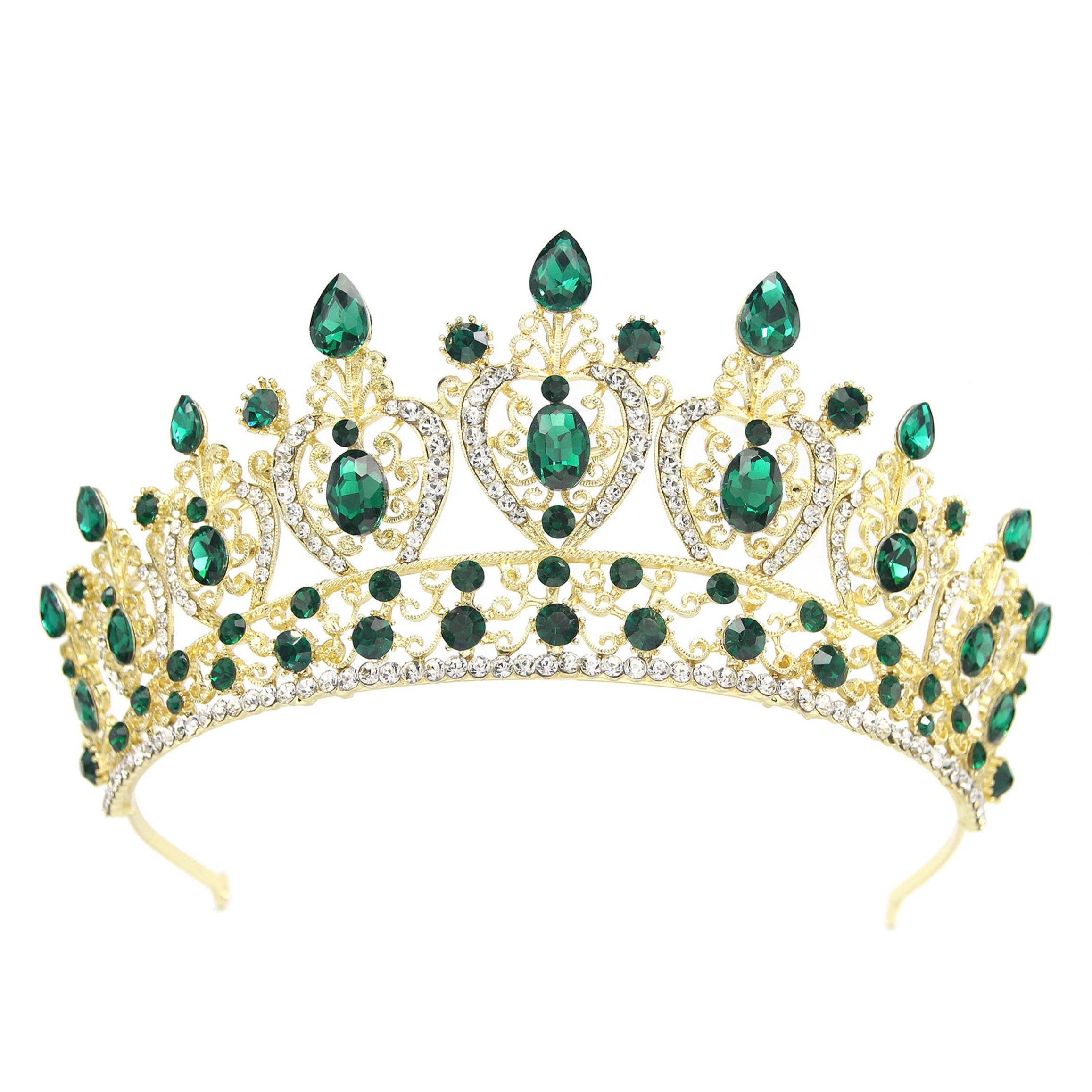 Rhinestone Crown Headband L3826