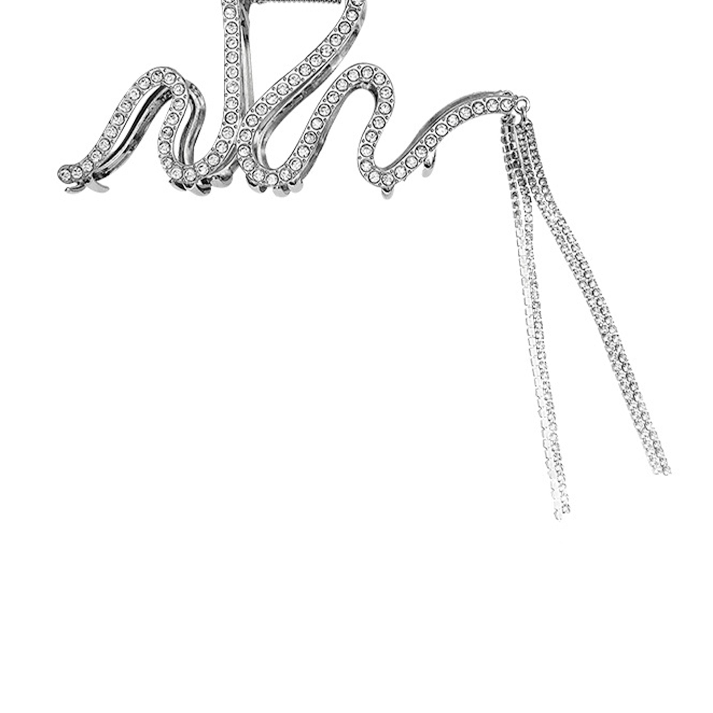 S Shaped Rhinestone Hair Clip L3877