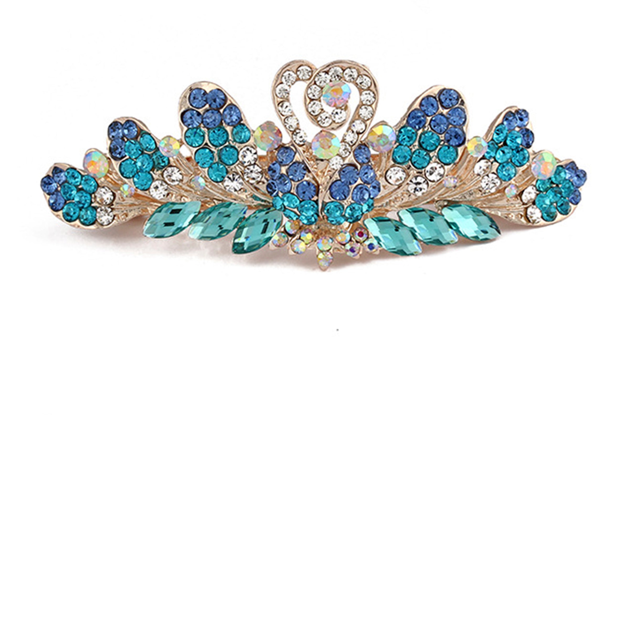 Floral Rhinestone Hair Clip L3886