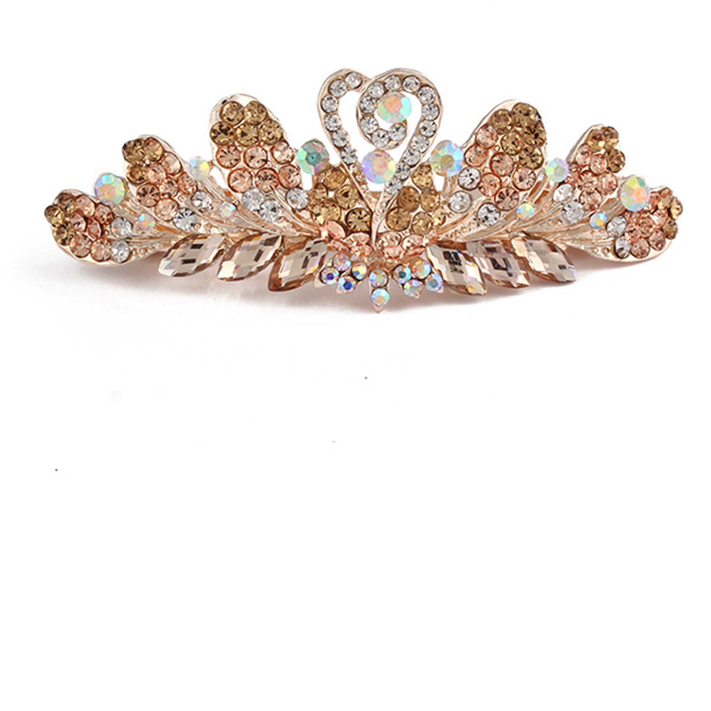 Floral Rhinestone Hair Clip L3886