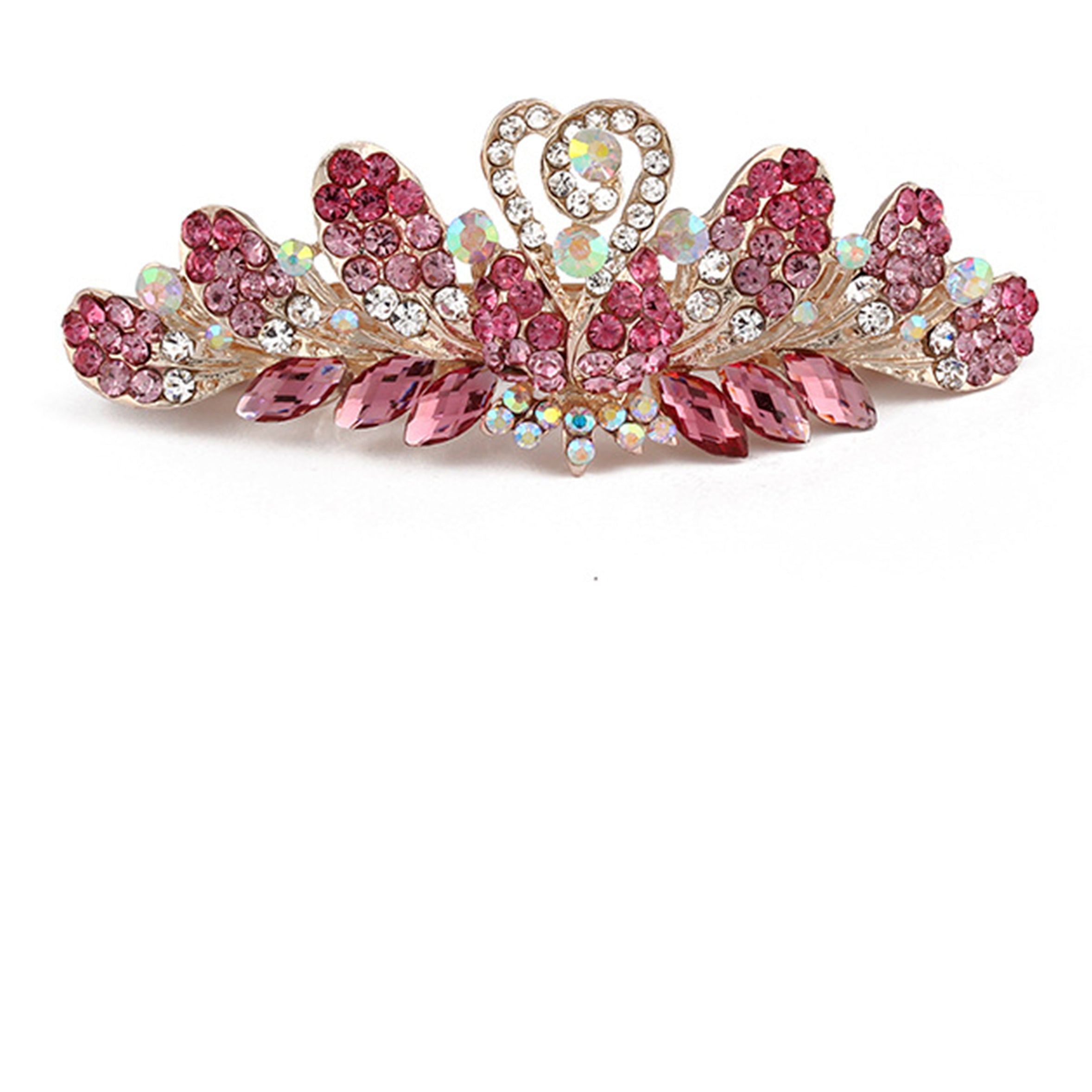 Floral Rhinestone Hair Clip L3886