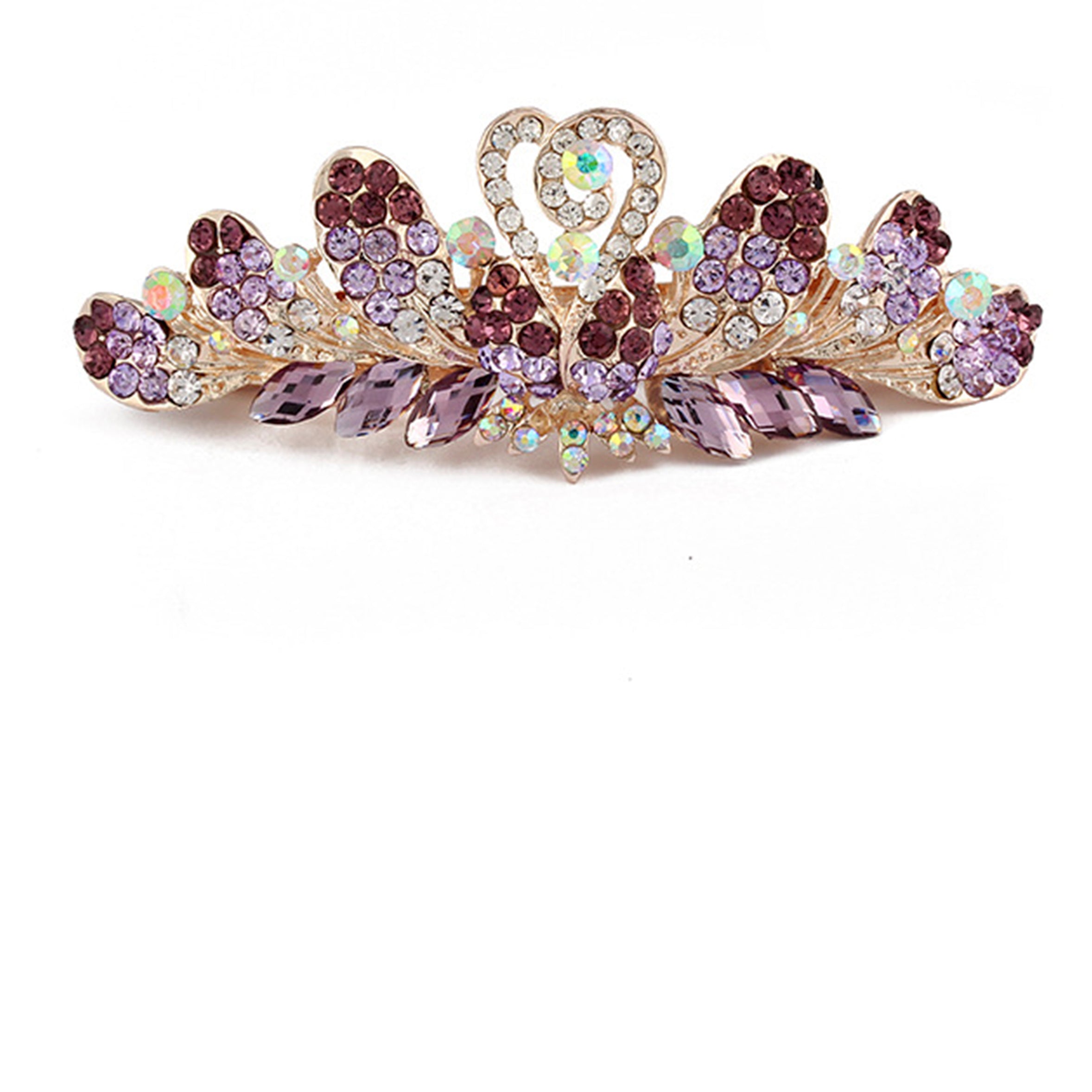 Floral Rhinestone Hair Clip L3886