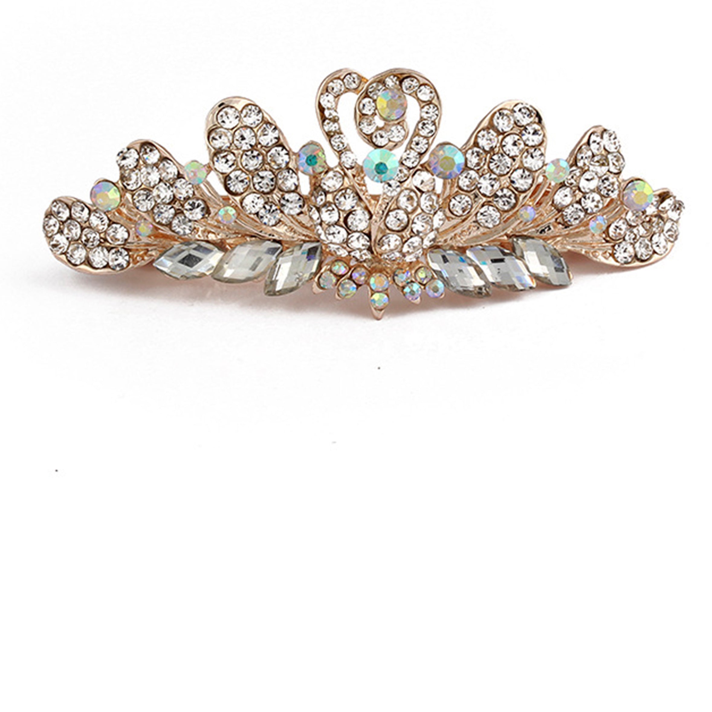 Floral Rhinestone Hair Clip L3886