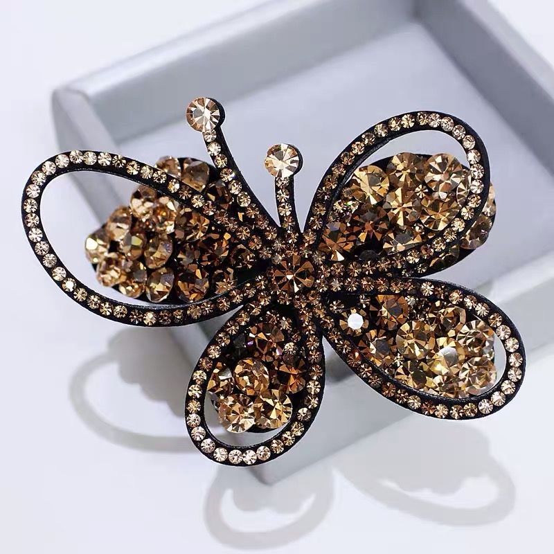 Butterfly Rhinestone Hair Clip L3907