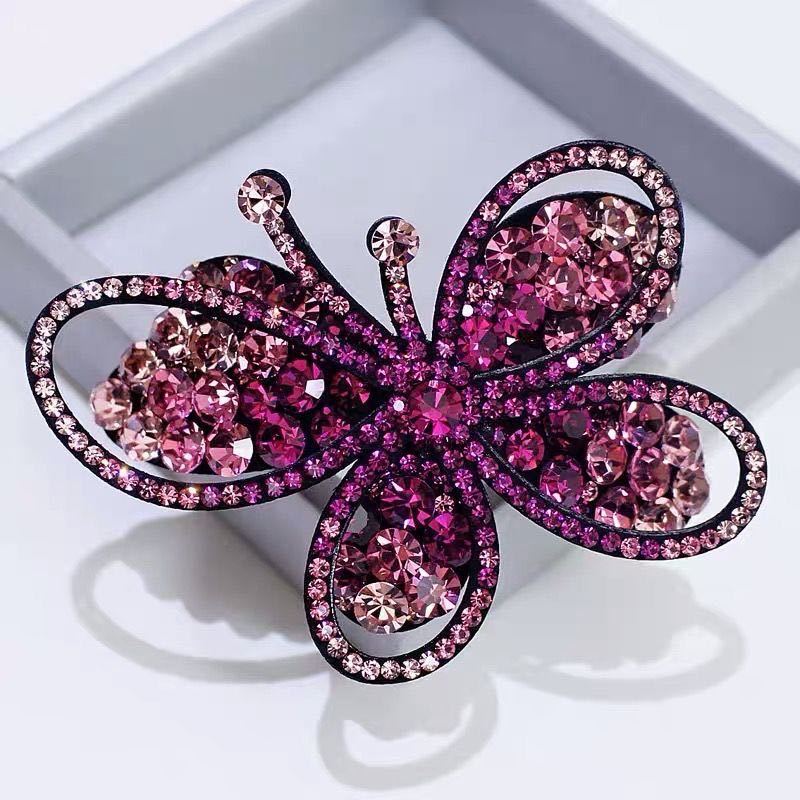 Butterfly Rhinestone Hair Clip L3907