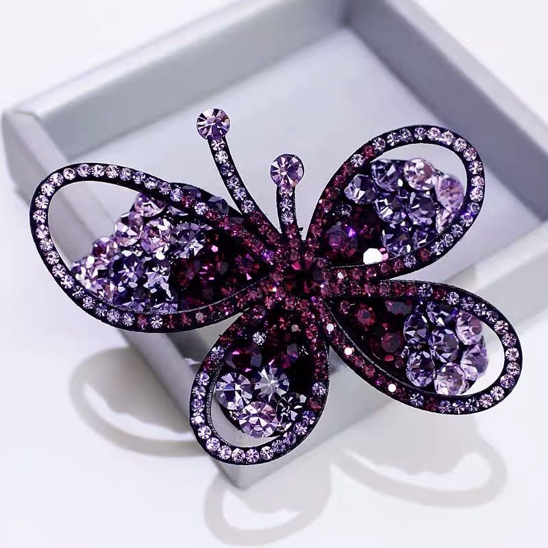 Butterfly Rhinestone Hair Clip L3907