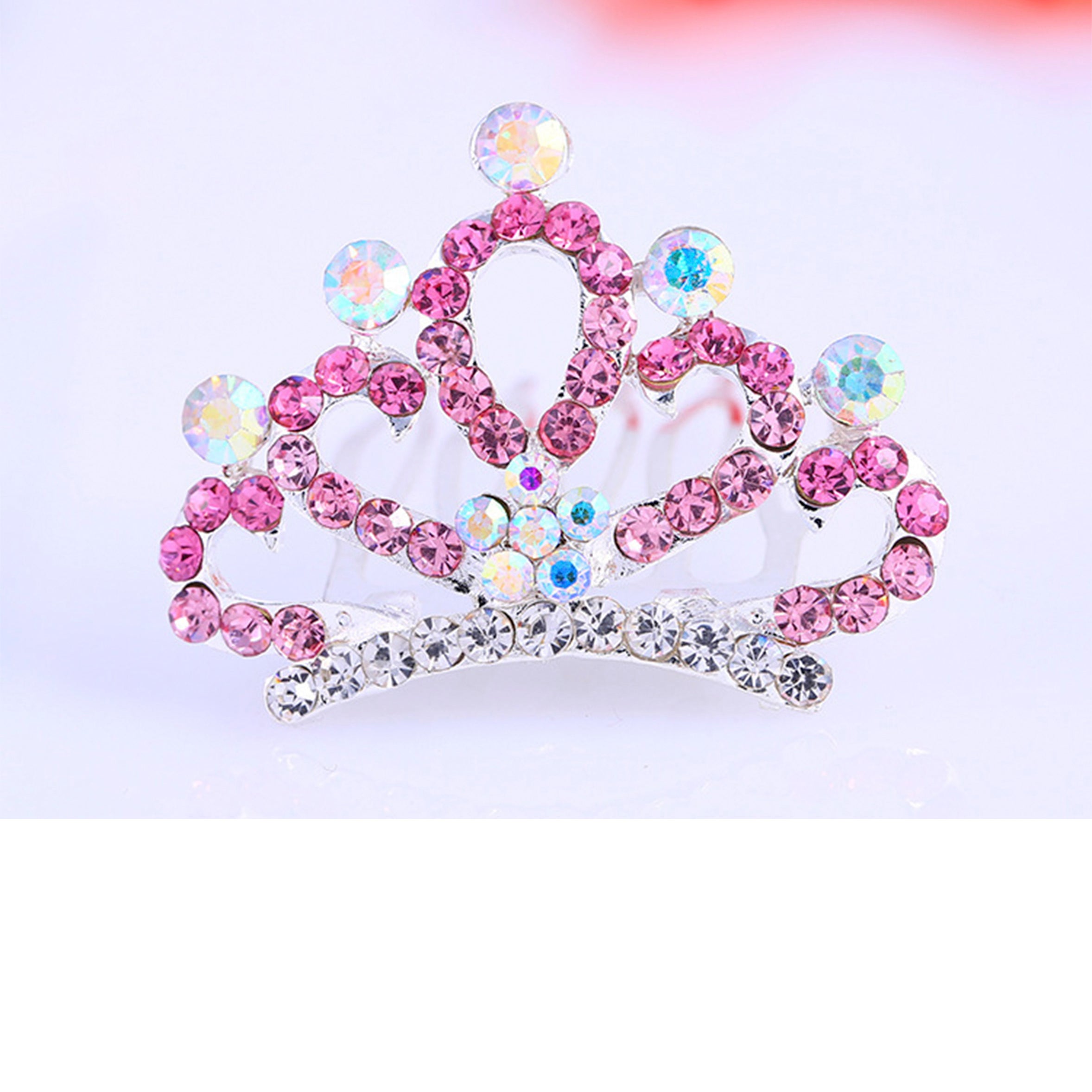 Crown Rhinestone Hair Comb L3913