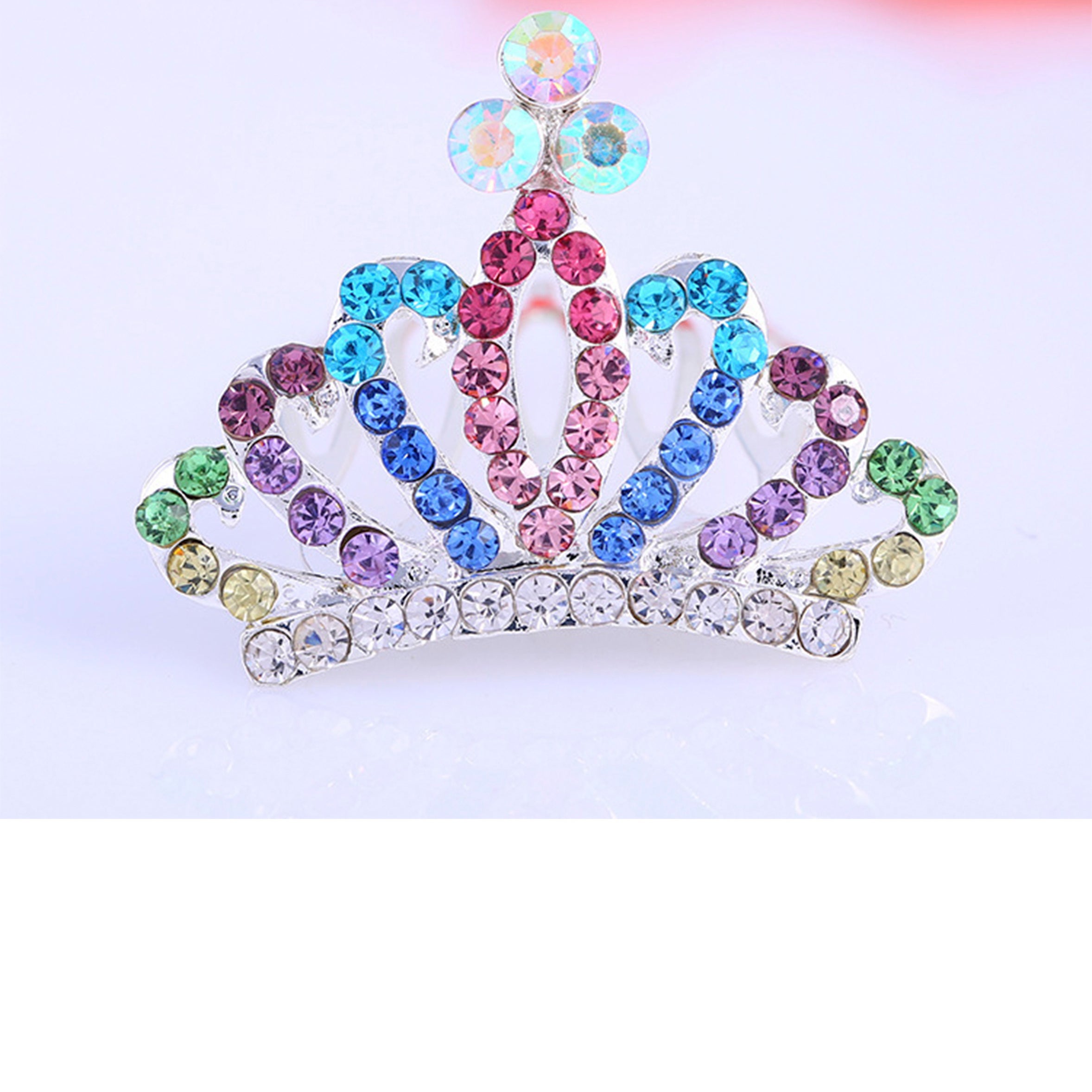 Crown Rhinestone Hair Comb L3914