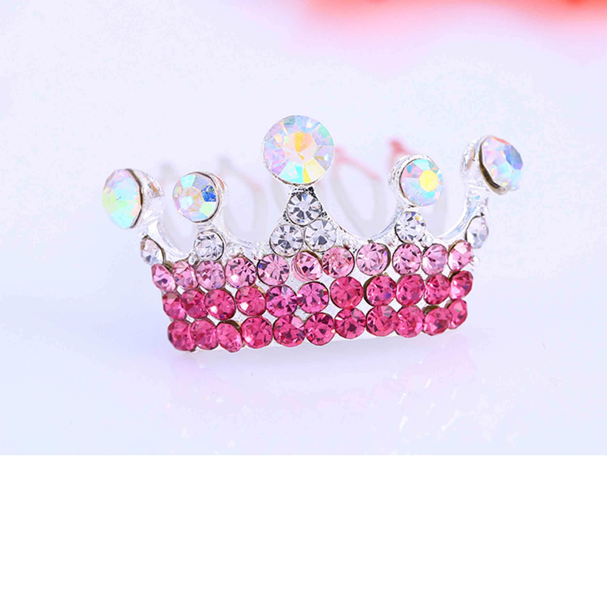 Crown Rhinestone Hair Comb L3915