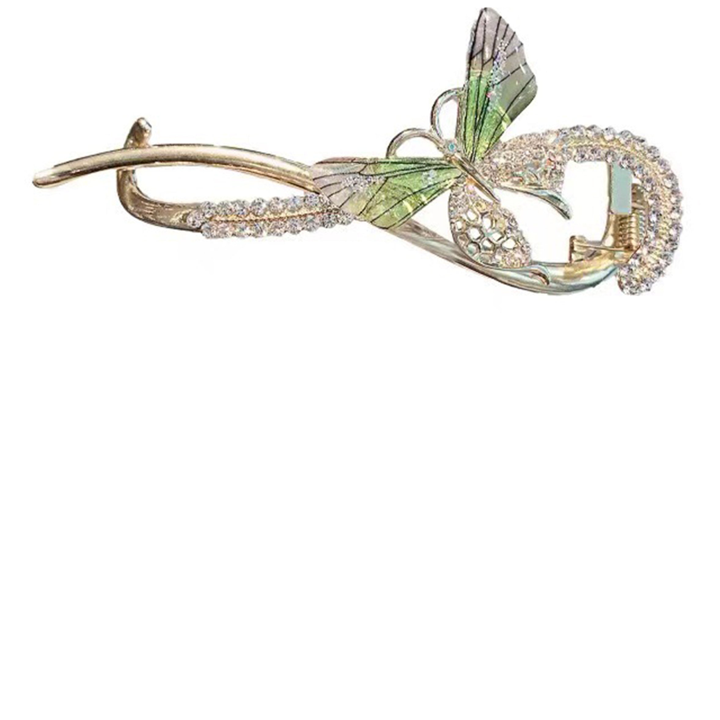 Butterfly Rhinestone Hair Clip L3934
