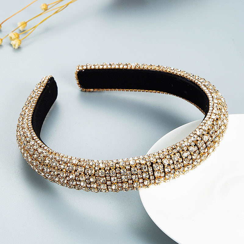 Rhinestone Fabric Headband L4085