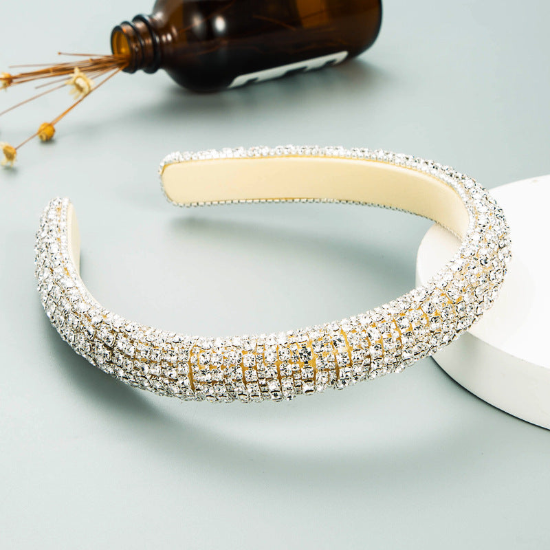 Rhinestone Fabric Headband L4085