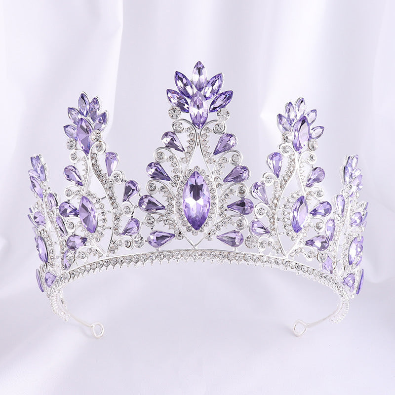 Luxurious Rhinestone Crown Headband L4109