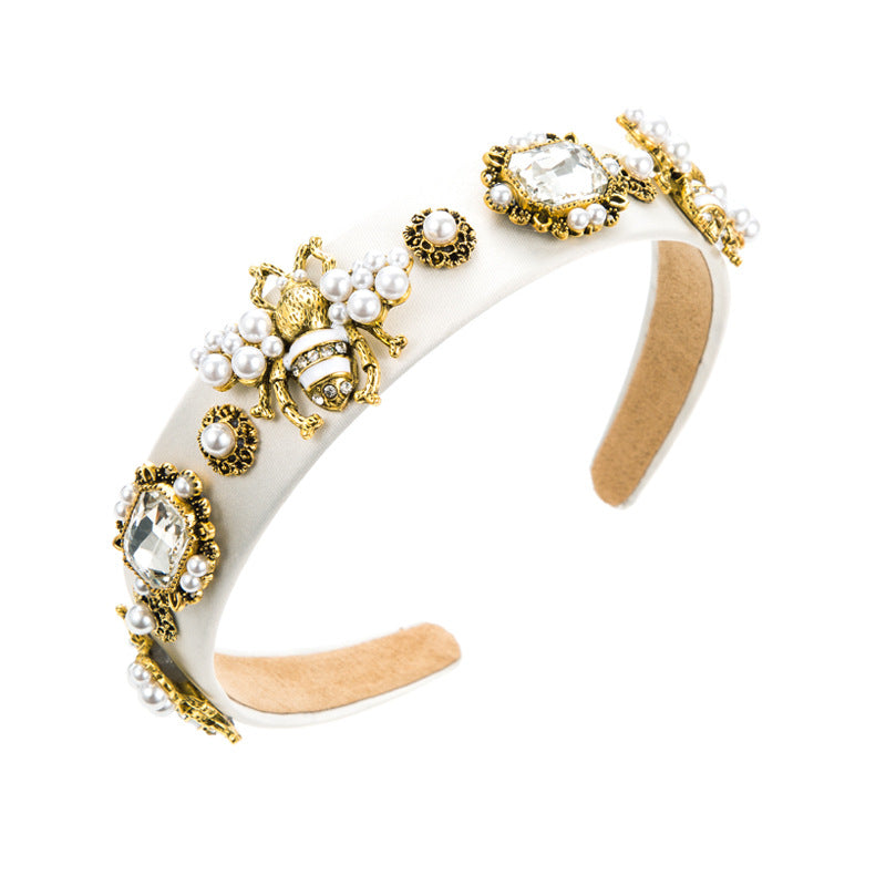 Bee Rhinestone Headband L4190