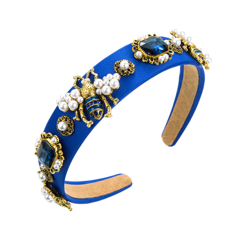 Bee Rhinestone Headband L4190