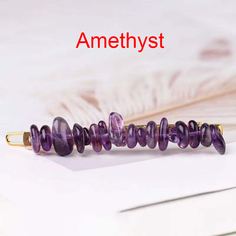 Irregular Stone Hair Clip L4200